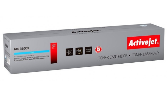 Activejet ATO-310CN toner (replacement for OKI 44469706; Supreme; 2000 pages; cyan)