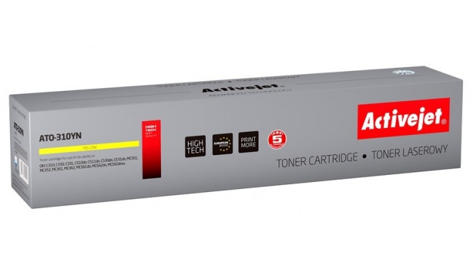 Activejet ATO-310YN Toner (replacement OKI 44469704; Supreme; 2000 pages; yellow)