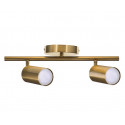 Activejet SPECTRA double gold ceiling wall lamp strip spotlight GU10 for living room