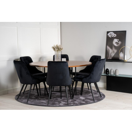 Söögitoa komplekt Copenhagen&Velvet Deluxe 6 tooli