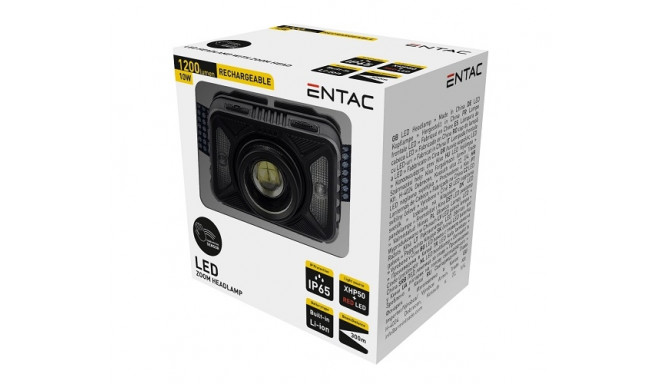 Pealamp Entac 10W Li-ion + sensor + punane LED