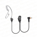 EM-3927-H2/SC/1W acoustic tube earpiece with lapel PTT for Hytera 2pin connector