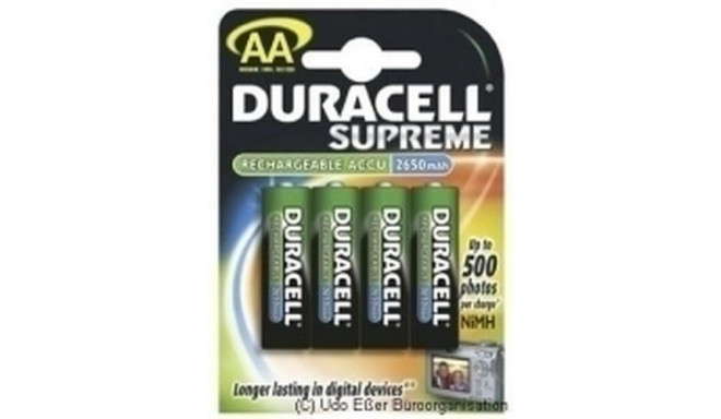 Duracell HR6 AA 4-pack Rechargeable battery Nickel-Metal Hydride (NiMH)