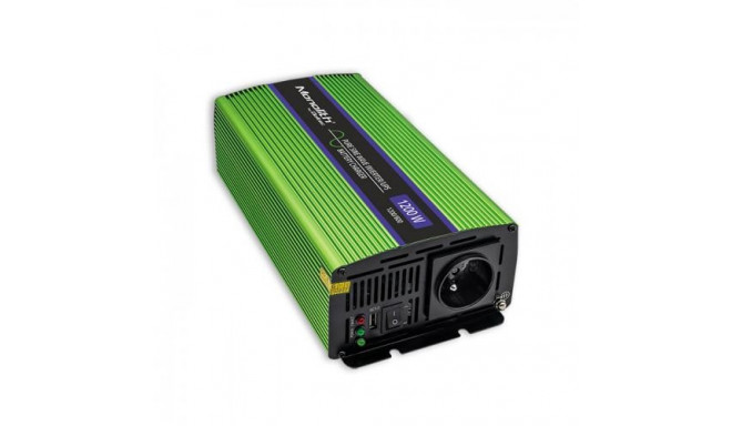 Qoltec Monolith power adapter/inverter Auto 1200 W Green