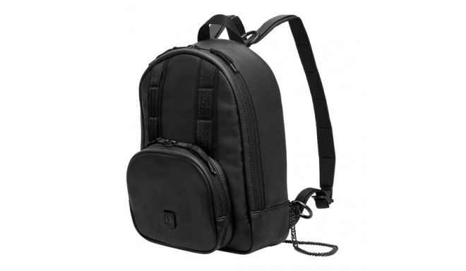 Douchebags The Petite backpack Black PU leather, Polyester