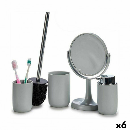 Vannikomplekt Berilo CN-B6369-G Hall polüpropüleen 4 Tükid, osad (6 Ühikut)