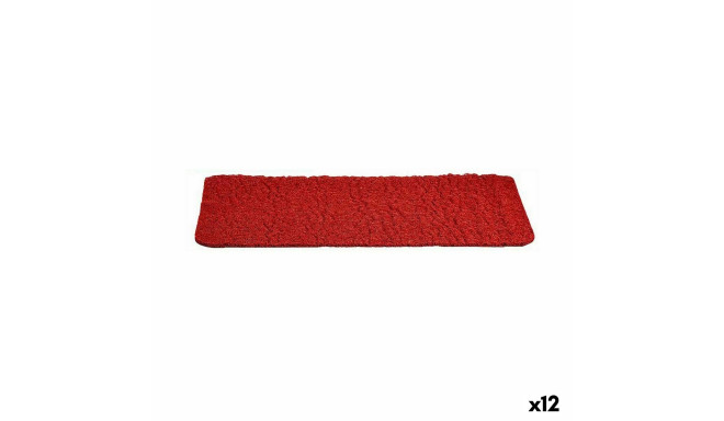 Kāju slaukāmais paklājs Sarkans PVC 70 x 40 cm (12 gb.)