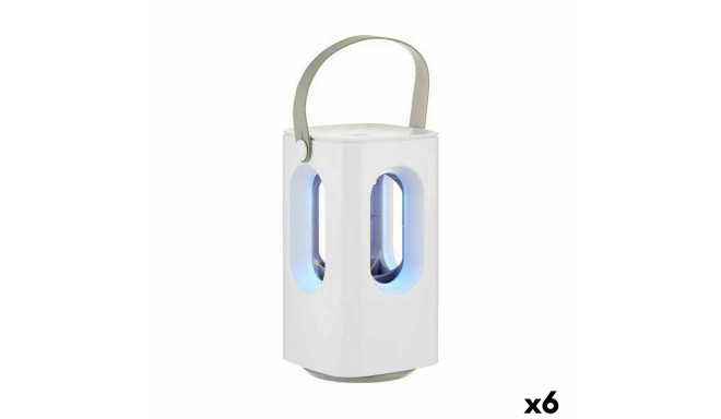 2-in-1 Rechargeable Mosquito Repellent Lamp with LED White ABS (6 Units)