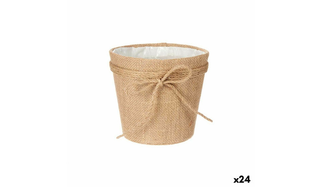 Lillepott Ibergarden 86450 86450 Pruun Kangas Lasso 16 x 15 x 16 cm 16 x 15 x 17 cm (24 Ühikut)