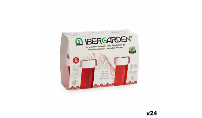 Õhuvärskendaja komplekt Ibergarden 11001 11001 Geraanium Geel (24 Ühikut)