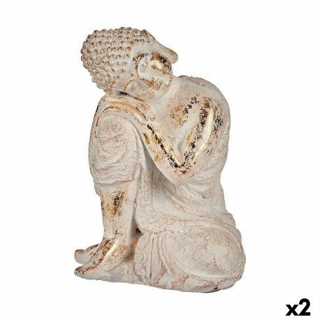 Dekoratīva figūra dārzam Ibergarden CC20447 Polirezīns Buda 23 x 33 x 26 cm (2 gb.)