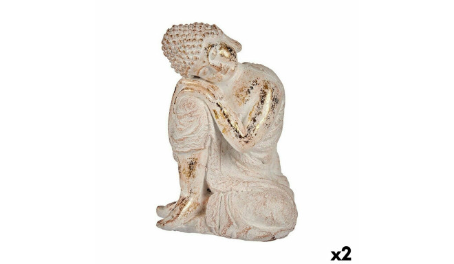 Dekoratīva figūra dārzam Ibergarden CC20447 Polirezīns Buda 23 x 33 x 26 cm (2 gb.)