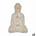 Dekoratiivne aiakuju Buddha Polüresiin 22,5 x 40,5 x 27 cm (2 Ühikut)