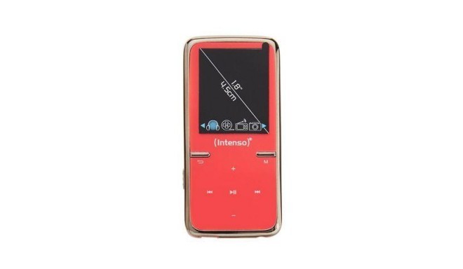 Intenso mp4-mängija 8GB Video Scooter 1.8", roosa
