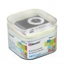 MSONIC MP3 Player with card reader, earphones, miniUSB cable, aluminum silver