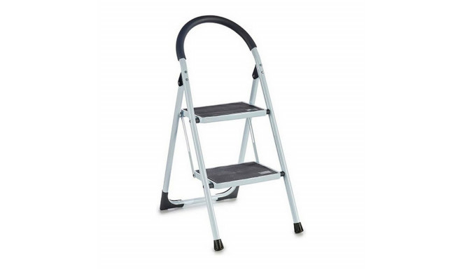 Folding ladder White Grey Metal