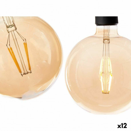 LED lamp Gift Decor ZS028-116D ZS028-116D Transparent 4 W E27 14 x 19 x 14 cm Vintage 12 Units