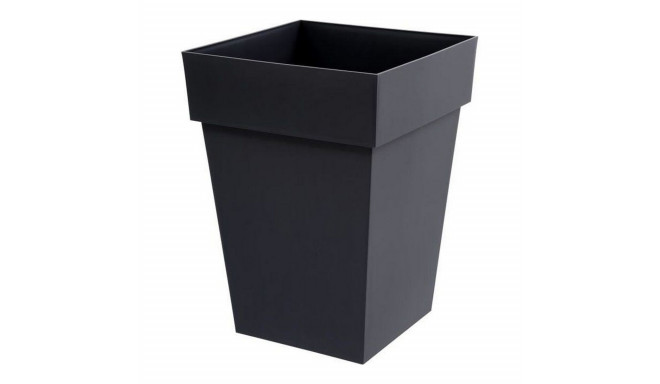 Plant pot EDA Tuscan Grey Dark grey polypropylene 39 x 39 x 53 cm