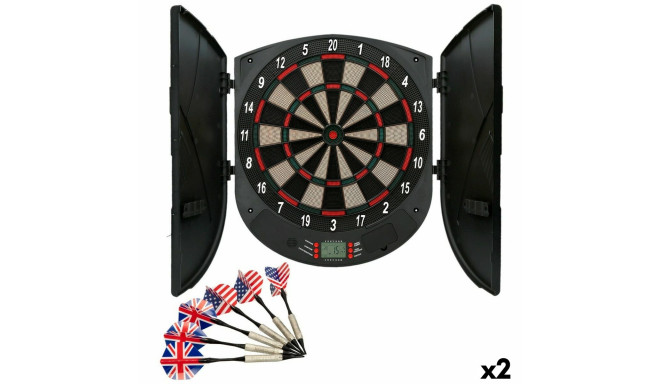 Electronic Dartboard Aktive 45 x 50 x 4,5 cm (2 Units)
