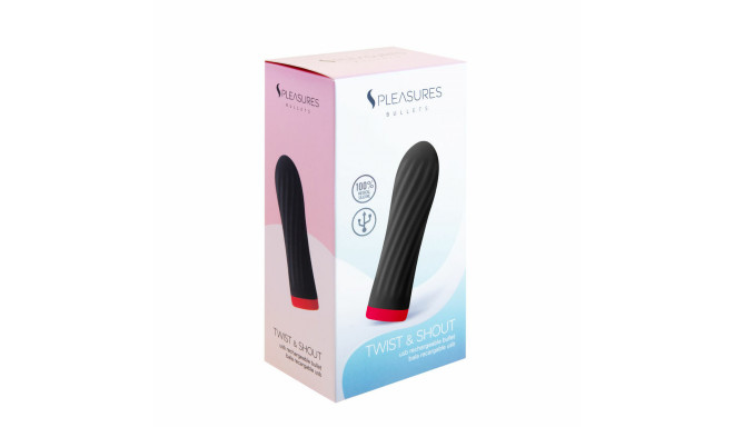 Bullet Vibrator S Pleasures Black (8,5 x 2,5 cm)