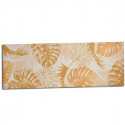 Canvas Leaf of a plant Golden 135 x 45 x 1,5 cm (6 Units)