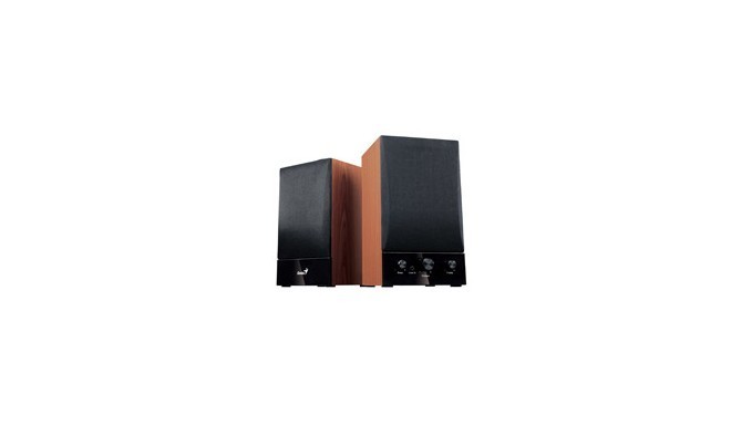 Genius Speakers SP-HF1250B, 40W, wood, bass controls, headphone jack