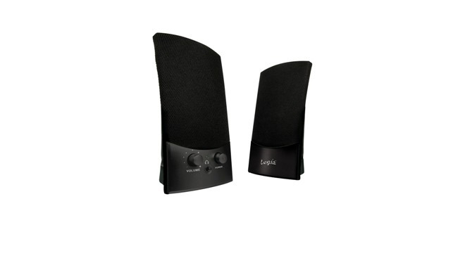 LOGIC Speakers LS-10 black [ 2.0 stereo ]