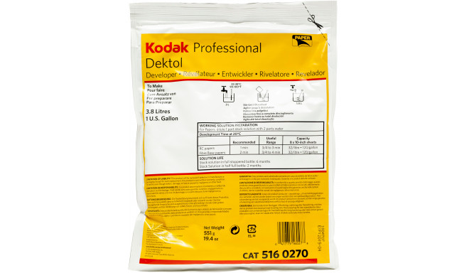 Kodak проявитель Dektol Pro 3,8 л (порошок)