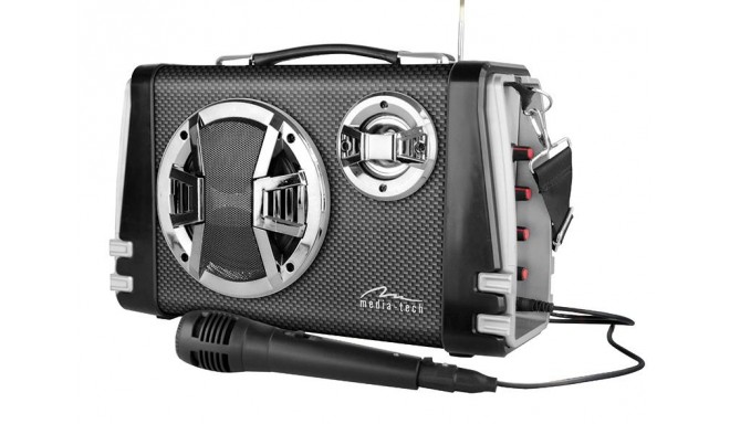 MediaTech kõlar Karaoke Boombox Bluetooth