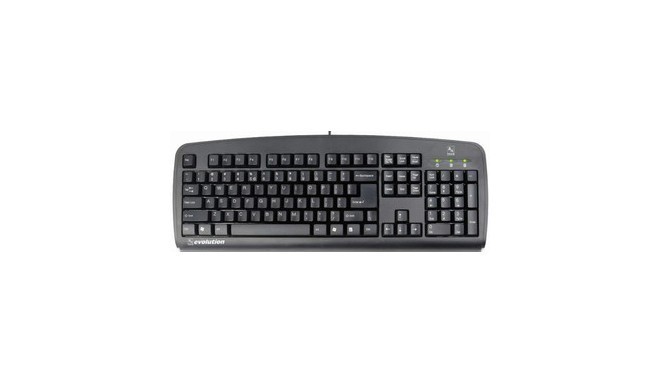 A4Tech keyboard Evo Stilo US, black