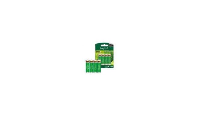 Logilink AA Ni-MH rechargeable batteries Mignon 1.2V 4pcs