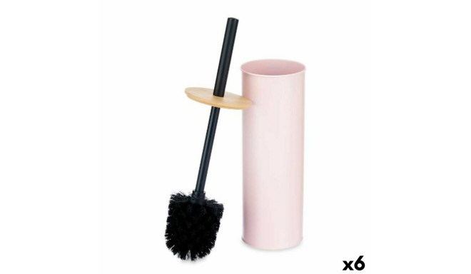 Tualetes Birste Berilo B1041C BAMBOO - 399 Rozā Metāls Bambuss Plastmasa 9,5 X 27 X 9,5 cm (6 gb.)