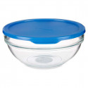 ümmargune lõunasöögi karp kaanega Chefs Sinine 1,135 L 17,2 x 7,6 x 17,2 cm (4 Ühikut)
