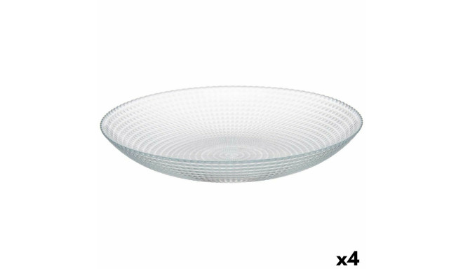 Taldrikute komplekt Pasabahce 1036089-10497 Generation Läbipaistev Klaas 23 x 7 x 23 cm (4 Ühikut)