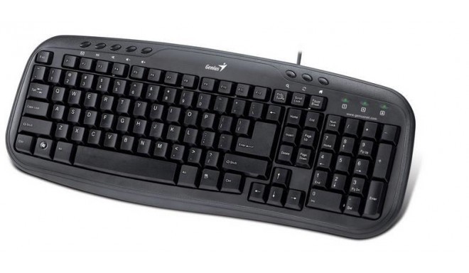 Genius keyboard KB-M200 Multimedia US, black