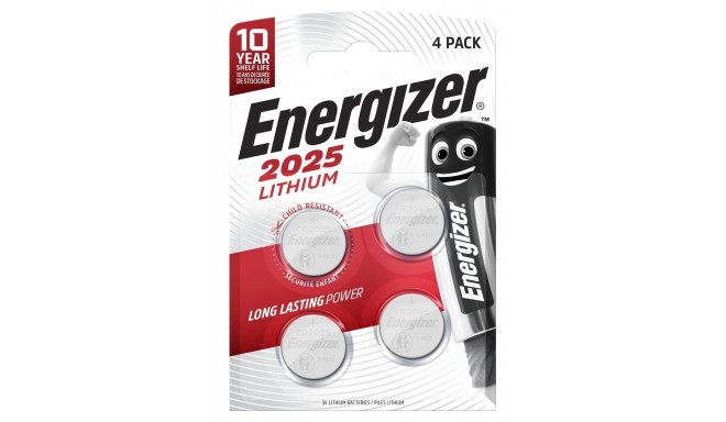 Energizer spetsiaalsed CR2025 patareid 4 tk