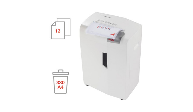 HSM shredstar X12pro document shredder, 2 x 15 mm + separate CD cutter