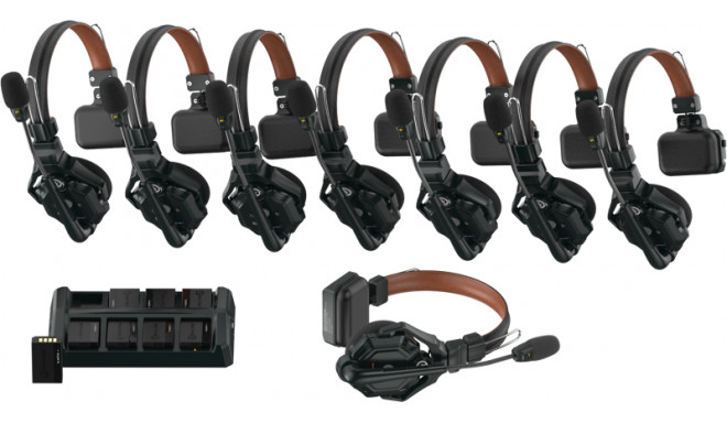 Hollyland Solidcom C1 Pro  Wireless Intercom System with 8 ENC headsets