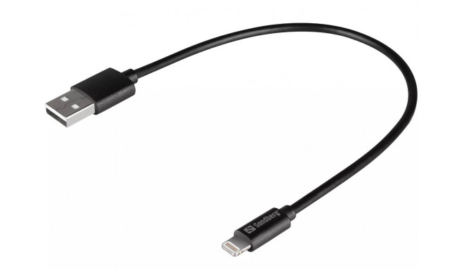 Sandberg 441-40 USB>Lightning MFI 0.2m Black