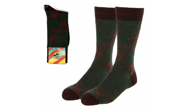 Socks Jurassic Park Unisex Dark green - 35-41