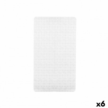 Non-slip Shower Mat Berilo BM509 - 310 BM509 - 310 White PVC 6 x 38 x 6 cm 67,7 x 38,5 x 0,7 cm Fram
