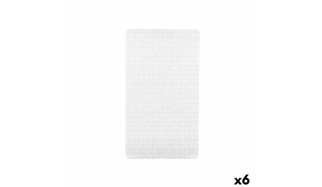 Libisemisvastane dušimatt Berilo BM509 - 310 BM509 - 310 Valge PVC 6 x 38 x 6 cm 67,7 x 38,5 x 0,7 c