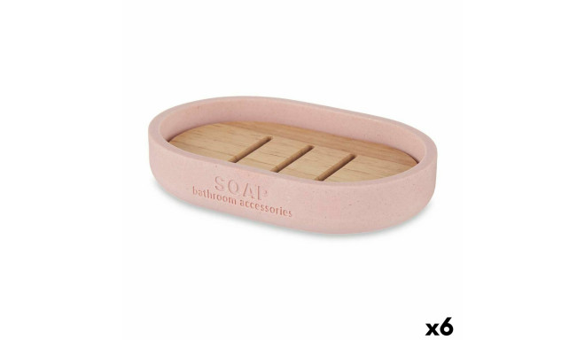 Seebialus Berilo B5456BC-4 - 458 B5456BC-4 - 458 Roosa Vaik Bambus 12,5 x 2,5 x 8,5 cm (6 Ühikut)