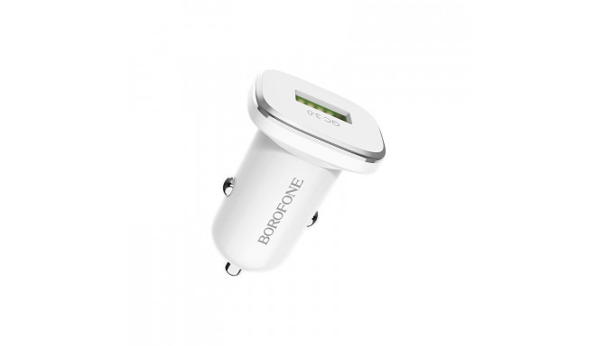 Borofone BZ12A car charger USB | 3A | Quick Charge 3.0 white