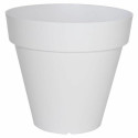 Plant pot Riviera White Plastic Squared Ø 50 cm