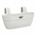 Hanging Planter Elho White Plastic Rectangular Modern 24 x 46 x 26,5 cm