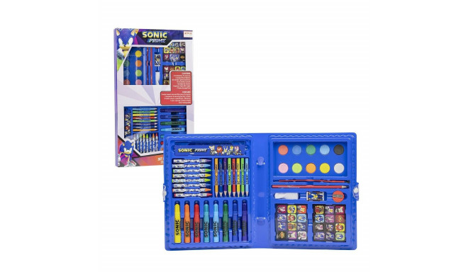 Stationery Set Sonic Briefcase Dark blue