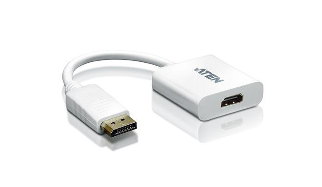 ATEN DisplayPort to HDMI converter, PC: Up to UXGA / HDTV: Up to 1080i,1080p