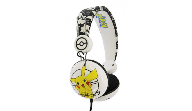 OTL Technologies Pokémon Pikachu Japanese Headphones Wired Head-band Music Black, White, Yellow