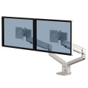 Fellowes MONITORIUS ACC ARM TALLO DUAL/Sidabrinis 8613101 101.6 cm (40") Silver Desk